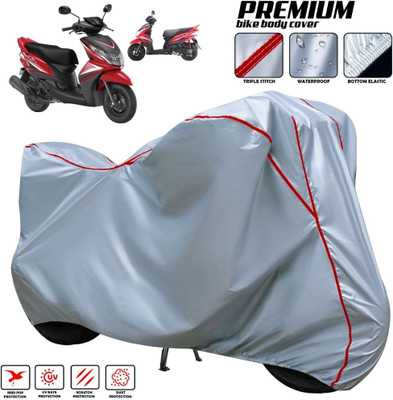xodi Two Wheeler Cover for Yamaha(Ray Z, Silver, Red, Multicolor)