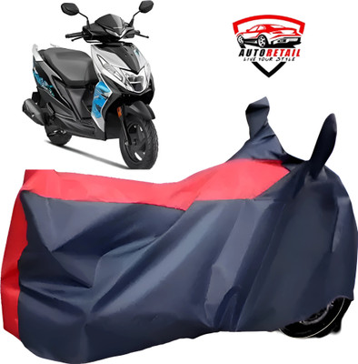 AutoRetail Waterproof Two Wheeler Cover for Honda(Dio, Red, Blue)