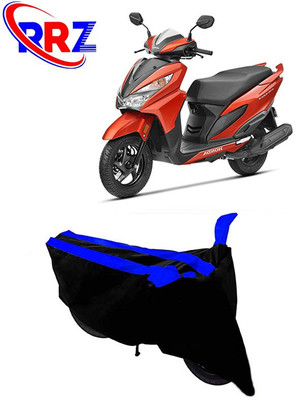RRZ Waterproof Two Wheeler Cover for Honda(Grazia, Black, Blue)