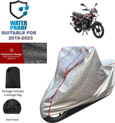 PAGORA Waterproof Two Wheeler Cover for Bajaj(Platina 125, Silver)