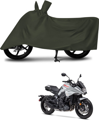 DeepShakshi AUTOMOTIVE Waterproof Two Wheeler Cover for Suzuki(Katana, Green)