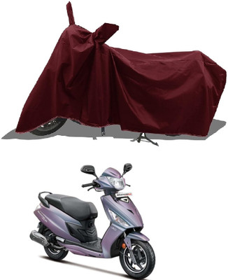 DeepShakshi AUTOMOTIVE Waterproof Two Wheeler Cover for Ampere(Magnus, Maroon)