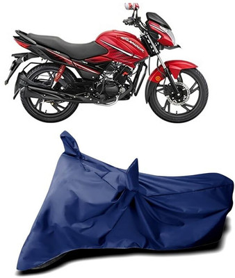 AASHTIK MART Two Wheeler Cover for Hero(Glamour i3s, Blue)