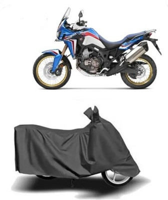 JVBRANGI Waterproof Two Wheeler Cover for Honda(Africa Twin, Grey)