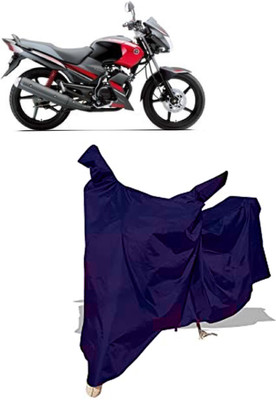 Amexride Two Wheeler Cover for Yamaha(Gladiator Graffitti, Blue)