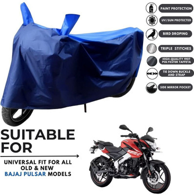 MADAFIYA Two Wheeler Cover for Bajaj(Pulsar NS-160, Blue, Blue)