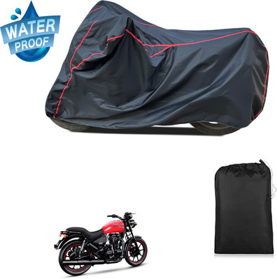 CODOKI Waterproof Two Wheeler Cover for Royal Enfield(Thunderbird 350, Black)