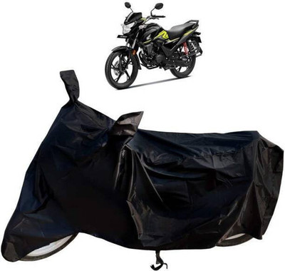 SK AUTO Waterproof Two Wheeler Cover for Universal For Bike(SR 160, Black)