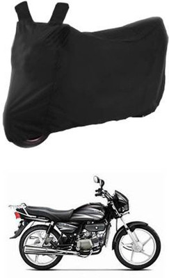 DeepShakshi AUTOMOTIVE Waterproof Two Wheeler Cover for Hero(Splendor Plus, Black)