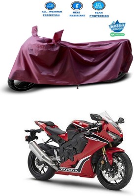 RWT Waterproof Two Wheeler Cover for Honda(CBR 1000RR, Maroon)