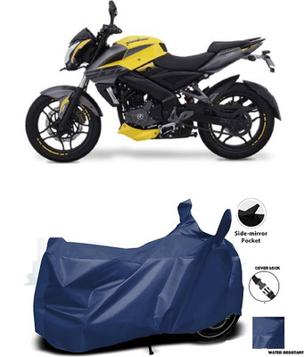 smwzxyu Waterproof Two Wheeler Cover for Bajaj(Pulsar 200 NS DTS-i, Blue)