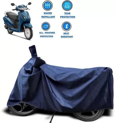 smwzxyu Waterproof Two Wheeler Cover for Universal For Bike(Activa, Blue)
