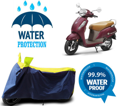 RTS COLLECTIONS Waterproof Two Wheeler Cover for Suzuki(Access SE, Multicolor)