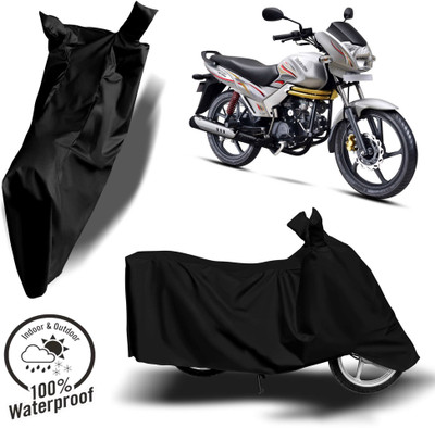 Autoinnovation Waterproof Two Wheeler Cover for Mahindra(Centuro, Black)