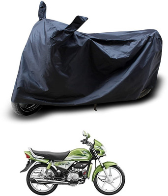 SK AUTO Waterproof Two Wheeler Cover for Hero(HF Deluxe Eco, Black)