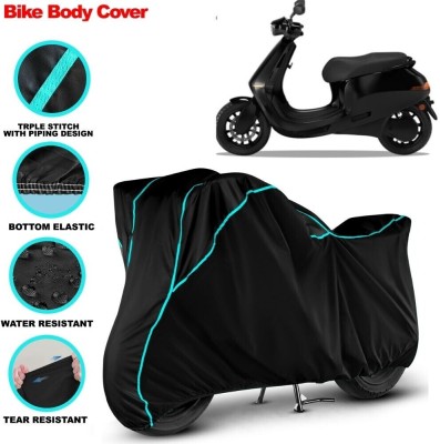 Grizzly Two Wheeler Cover for Ola(Electric, Black)