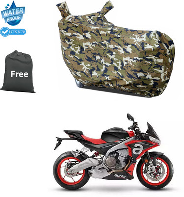 GOSHIV-car and bike accessories Waterproof Two Wheeler Cover for Aprilia(Yellow)