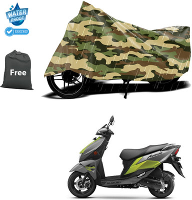 CODOKI Waterproof Two Wheeler Cover for Suzuki(Avenis 125, Yellow)