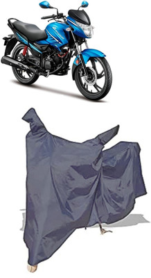 Amexride Two Wheeler Cover for Hero(Glamour i3s BS6, Grey)
