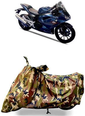 VESMEI Waterproof Two Wheeler Cover for Hyosung(GTS Super 300 BS6, Multicolor)