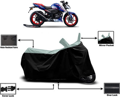 Amexride Two Wheeler Cover for TVS(Apache RTR 165 RP, Multicolor)