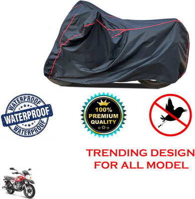 THE REAL ARV Waterproof Two Wheeler Cover for Bajaj(Boxer BM 150, Black)