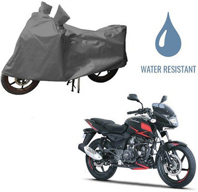 DeepShakshi AUTOMOTIVE Waterproof Two Wheeler Cover for Bajaj(Pulsar 180 DTS-i, Grey)