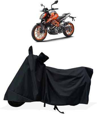 Tricway Two Wheeler Cover for KTM(Duke 390 ABS, Black)