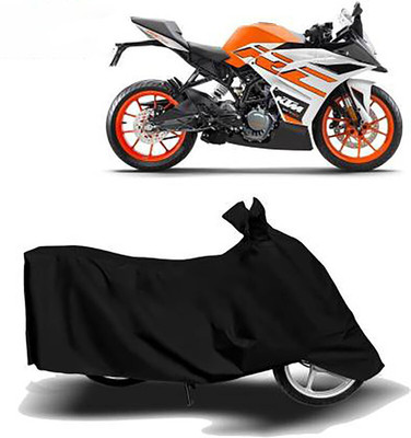 DeepShakshi AUTOMOTIVE Waterproof Two Wheeler Cover for KTM(RC 390, Black)