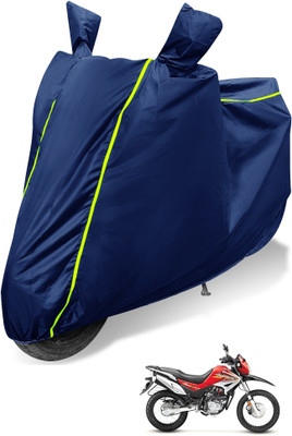 Auto Hub Waterproof Two Wheeler Cover for Hero(Impulse, Blue)
