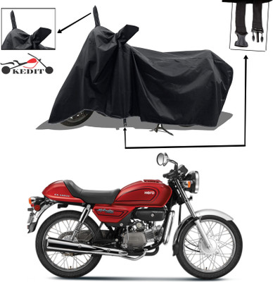 KEDIT Two Wheeler Cover for Hero(Splendor Pro, Black)