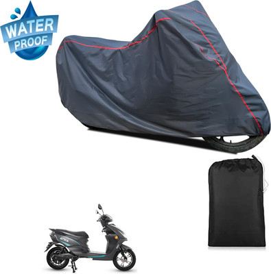 PAGORA Waterproof Two Wheeler Cover for Hero(Electric Atria, Grey)