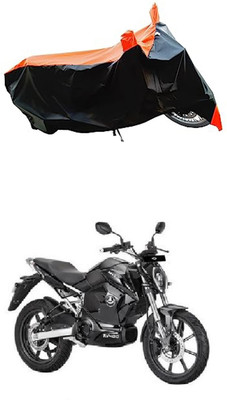VESMEI Two Wheeler Cover for Revolt(Motors RV 400 BS6, Orange)