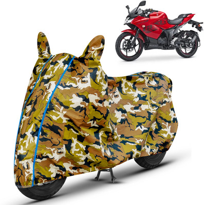 AUTOMOZEXO Waterproof Two Wheeler Cover for Suzuki(Gixxer SF, Multicolor)