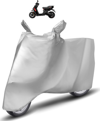 Caronix Two Wheeler Cover for Ather(450 X, Silver)