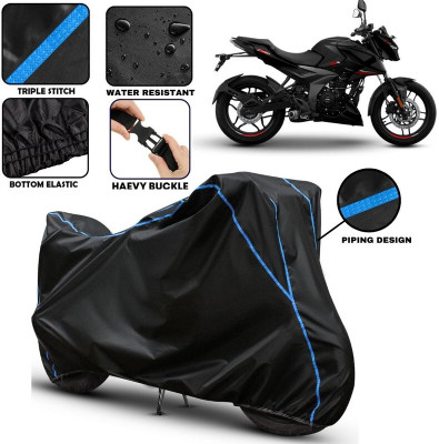 BOTAUTO Waterproof Two Wheeler Cover for Bajaj(Pulsar N160, Black)