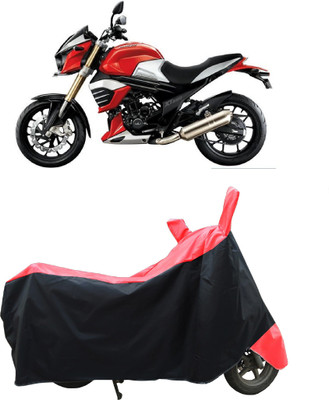 Coxtor Two Wheeler Cover for Mahindra(MOJO XT 300, Red)