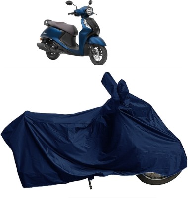 DIGGU Two Wheeler Cover for Yamaha(Fascino 125, Blue)