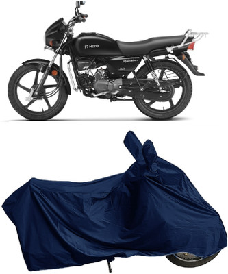 DIGGU Two Wheeler Cover for Hero(MotoCorp Splendor Plus, Blue)