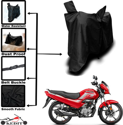 AASHTIK MART Two Wheeler Cover for Hero(MotoCorp Super Splendor, Black)