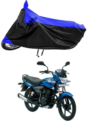 GROFATIK Two Wheeler Cover for Bajaj(Platina 100 DTS-i, Blue)