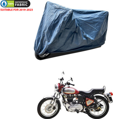 PAGORA Waterproof Two Wheeler Cover for Royal Enfield(Electra 5S, Blue)