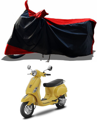 DeepShakshi AUTOMOTIVE Waterproof Two Wheeler Cover for Vespa(Vespa LX 125, Red)