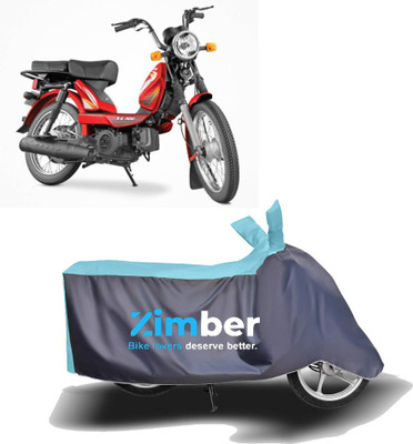 AutoRash Two Wheeler Cover for TVS(XL 100, Blue, Grey)