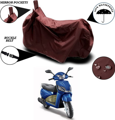 AASHTIK MART Two Wheeler Cover for Mahindra(Gusto, Maroon)