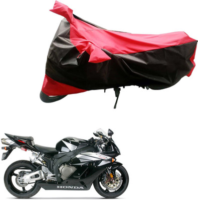 Mdstar Waterproof Two Wheeler Cover for Honda(CBR 1000RR, Black, Red)
