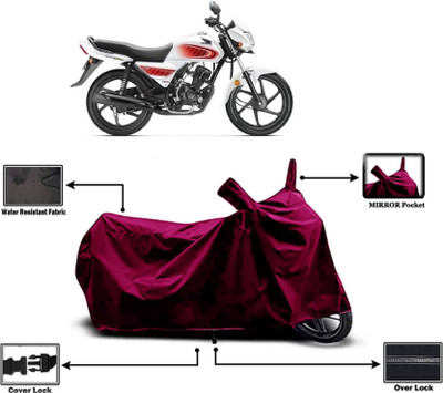 KEDIT Two Wheeler Cover for Honda(Dream, Maroon)