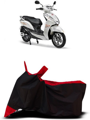 VESMEI Two Wheeler Cover for Ampere(Magnus Pro, Red)