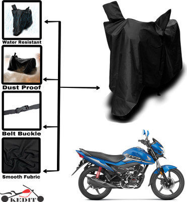 KEDIT Two Wheeler Cover for Universal For Bike(Livo BS6, Black)