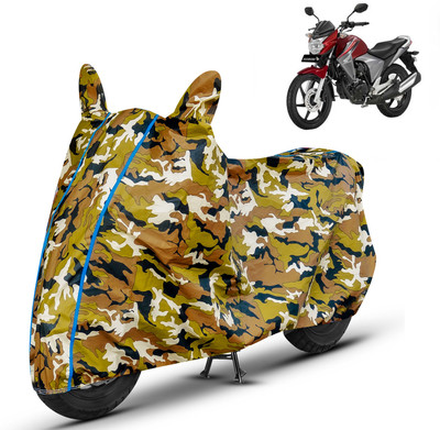AUTOMOZEXO Waterproof Two Wheeler Cover for Honda(Dazzler, Multicolor)